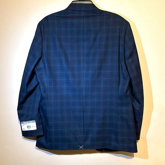 NWT MICHAEL KORS KENT NAVY BLUE BLAZER 42 REGULAR - Picture 3 of 4